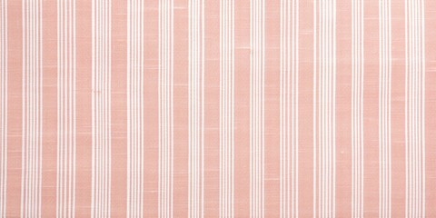 Peach white striped natural cotton linen textile texture background blank empty pattern with copy space for product design or text copyspace mock-up 