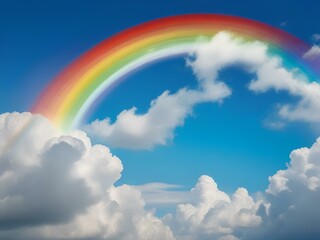 rainbow in the sky