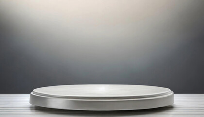 empty podium mockup for product montage or presentation