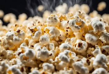 Obraz na płótnie Canvas popcorn close up and detail image