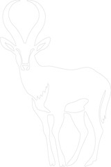 antelope outline