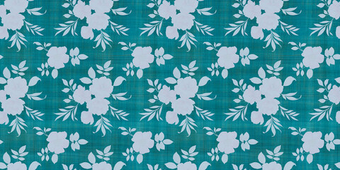 seamless pattern of flowers, watercolor pattern, endless botanical ornament, abstract background for design, colorful hand drawn illustration for wallpaper, packaging and print