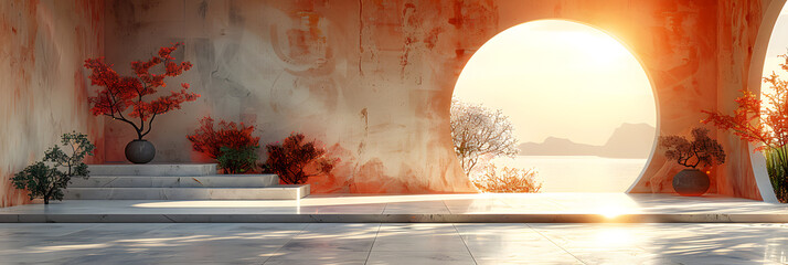 Eastern Oasis: Simple Canvas for Creative Expression and Inspiration