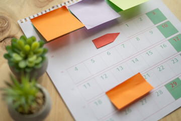 Keep Your Agenda Up to Date with a Monthly Calendar Sheet, Schedule Appointments or Manage Your Day...