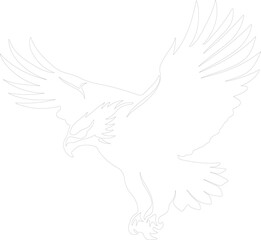 bald eagle outline