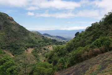 Berge von Escazú Berglandschaft bei San José in Costa Rica bei Cerro Piedra Blanca und Cerro San...