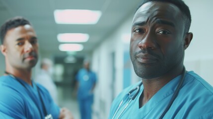 In hospital, clinic, and medical support, doctors and team cross arms. People, skilled collaboration, or healthcare professionals eager to serve with pride, help, and medication trust.