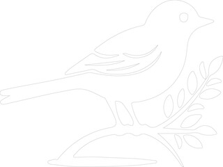 Fototapeta premium bird outline