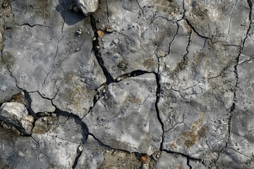 dirt, gray and cracks texture, top view,