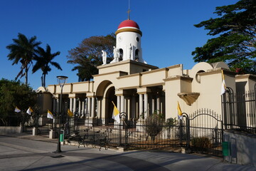 Naklejka premium Kirche San Miguel in Escasú bei San José in Costa Rica