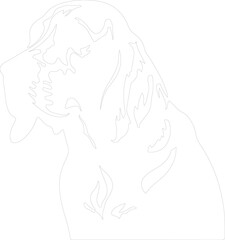 bloodhound outline