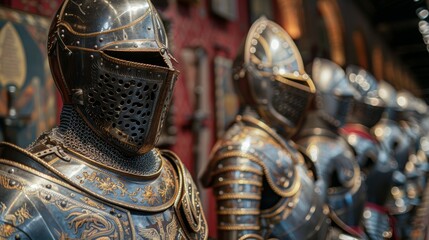 Renaissance-Era Decorative Armor Display