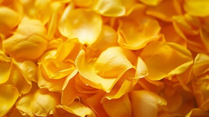 Obraz premium Yellow flower petals close up