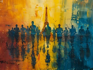 Vivid Marathon in Paris: Capturing the Energy of the City