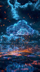 Secure cloud computing visualization with encrypted data streams