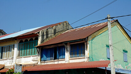 architecture in kampot in cambodia