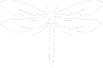 dragonfly outline