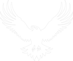Obraz premium eagle outline