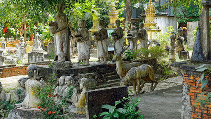 temple in battambang in cambodia