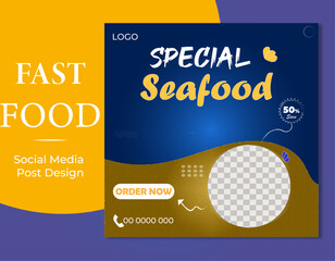 Social media special food template
