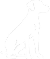 Obraz premium hound outline