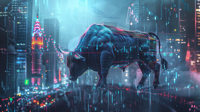 Bull market, trading, crypto, stocks, investment, finance, market, cryptocurrency, blockchain, Wall Street, day trading, forex, digital currency, shares, trading platform, stock market, investment