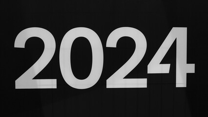 Nummer Zahl Ziffer 2024 für Geburtstag oder Jubiläum