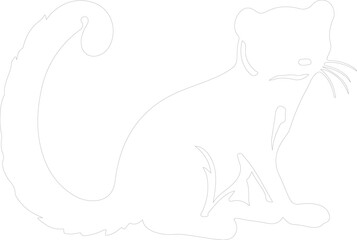 kinkajou outline
