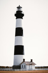 lighthouse on the coast of The outer banks North Carolina