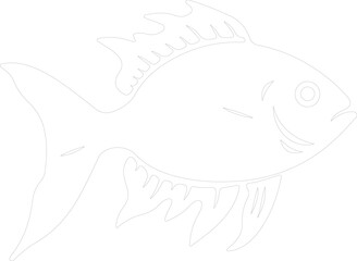 lanternfish outline