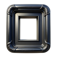 Photo of picture frame on transparent background