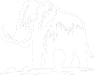 mammoth outline