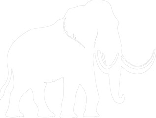 mastodon outline