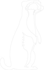 meerkat outline