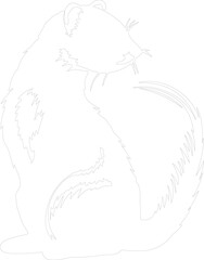 mink outline