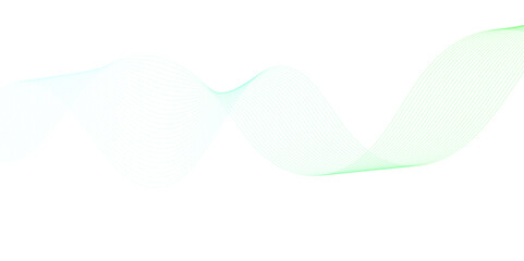 Abstract backdrop with colorful wave gradient lines on white background. Modern technology background, wave design. Vector illustration.