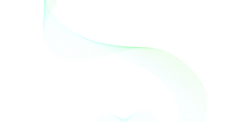 Abstract backdrop with colorful wave gradient lines on white background. Modern technology background, wave design. Vector illustration.