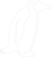 penguin outline