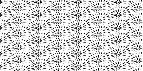 black and white seamless pattern