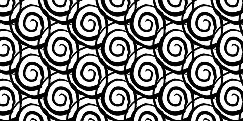 black and white seamless pattern