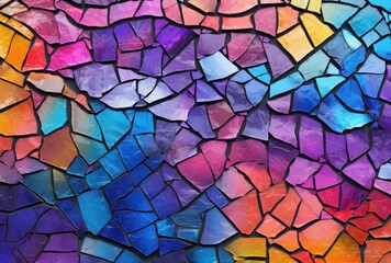 Fototapeta na wymiar Colorful abstract mosaic pattern