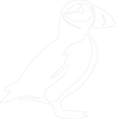 puffin outline