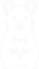 quokka outline