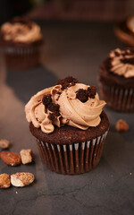 cupcake with frosting