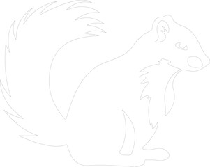 skunk outline