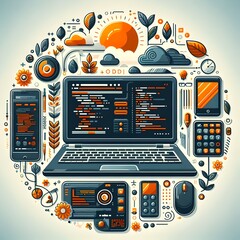 Technology illustrations  