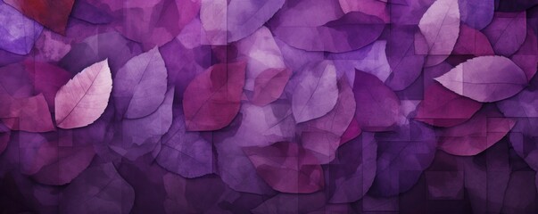 Violet abstract background with autumn colors textured design for Thanksgiving, Halloween, and fall. Geometric block pattern with copy space