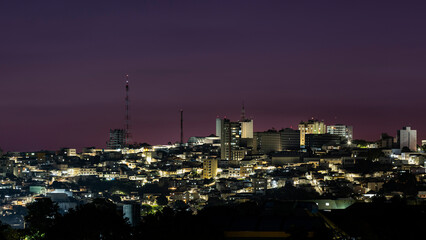 Paisagem urbana da cidade de Varginha, Minas Gerais