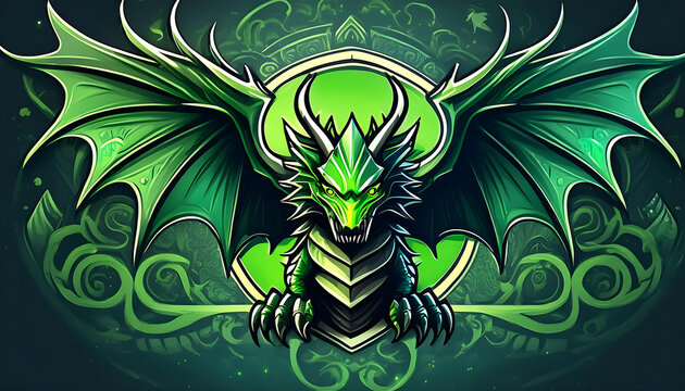 logo mascot for eSport and Sport - Powered by Adobe