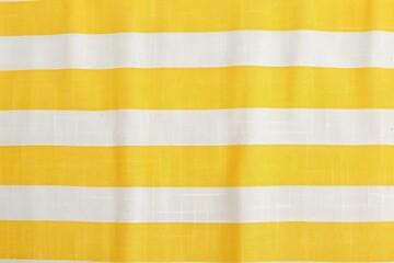 Yellow white striped natural cotton linen textile texture background blank empty pattern with copy space for product design or text copyspace mock-up 